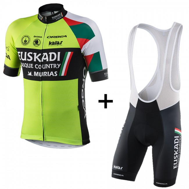 Profteams 2017 Euskadi FIetskleding Set Wielershirt Korte Mouw+Korte Fietsbroeken Bib 948BTWZS 2017082203 Profteams 2017 Euskadi FIetskleding Set Wielershirt Korte Mouw+Korte Fietsbroeken Bib 948BTWZS 2017082203