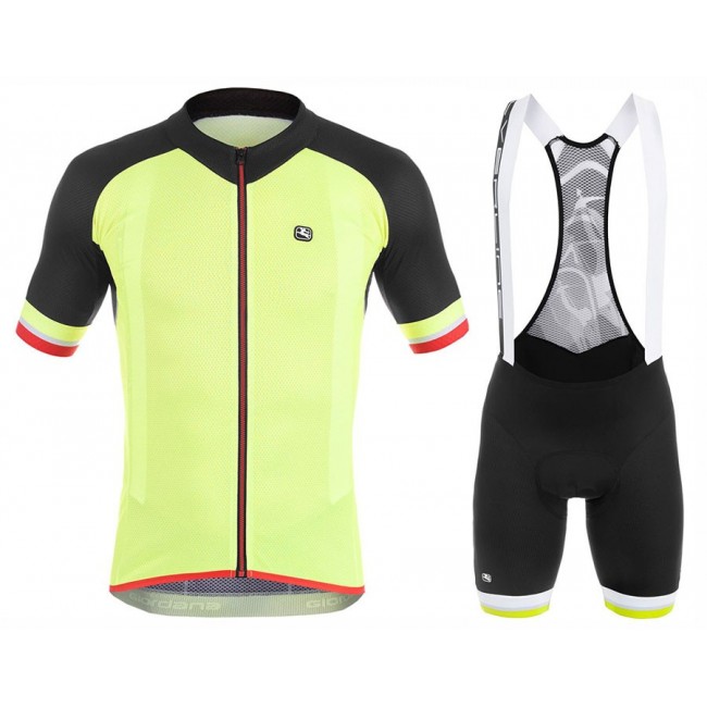 Giordana 2017 Team Silber Line zwart-geel FIetskleding Set Wielershirt Korte Mouw+Korte Fietsbroeken Bib 898JHKNU 2017082255 Giordana 2017 Team Silber Line zwart-geel FIetskleding Set Wielershirt Korte Mouw+Korte Fietsbroeken Bib 898JHKNU 2017082255