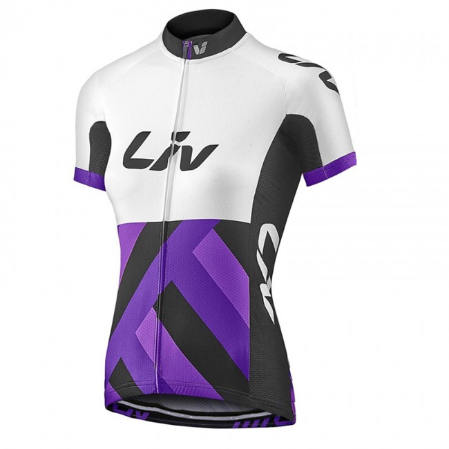 Liv Pro team 2017 wit-lila Fietsshirt Korte Mouwen 459RBJRF 2017082280 Liv Pro team 2017 wit-lila Fietsshirt Korte Mouwen 459RBJRF 2017082280