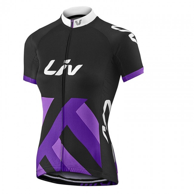 Liv Pro team 2017 zwart-lila Fietsshirt Korte Mouwen 665ANIYC 2017082285 Liv Pro team 2017 zwart-lila Fietsshirt Korte Mouwen 665ANIYC 2017082285