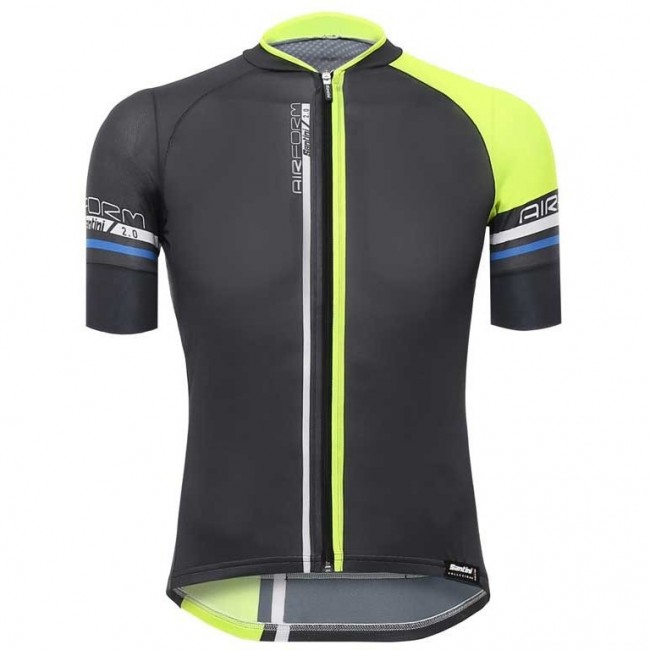 Santini Profteams 2017 Airform 20 zwart-geel Fietsshirt Korte Mouw 527MZSJU 2017082303 Santini Profteams 2017 Airform 20 zwart-geel Fietsshirt Korte Mouw 527MZSJU 2017082303