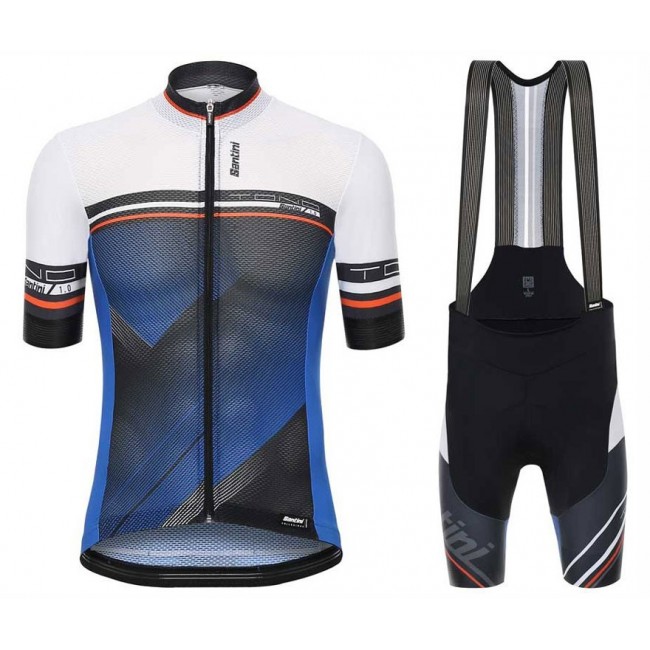 Santini Profteams 2017 Tono blauw FIetskleding Set Wielershirt Korte Mouw+Korte Fietsbroeken Bib 845AQSGQ 2017082363 Santini Profteams 2017 Tono blauw FIetskleding Set Wielershirt Korte Mouw+Korte Fietsbroeken Bib 845AQSGQ 2017082363