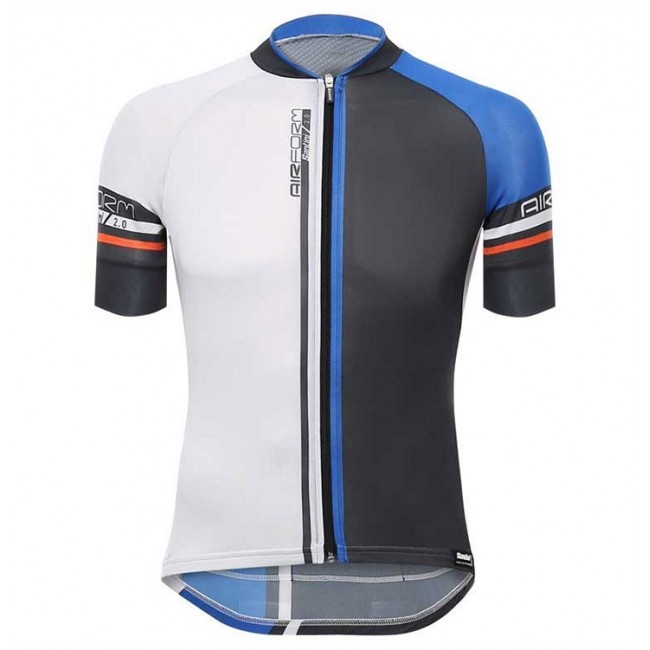 Santini Profteams 2017 Airform 20 zwart-blauw Fietsshirt Korte Mouw 905FZFUS 2017082323 Santini Profteams 2017 Airform 20 zwart-blauw Fietsshirt Korte Mouw 905FZFUS 2017082323
