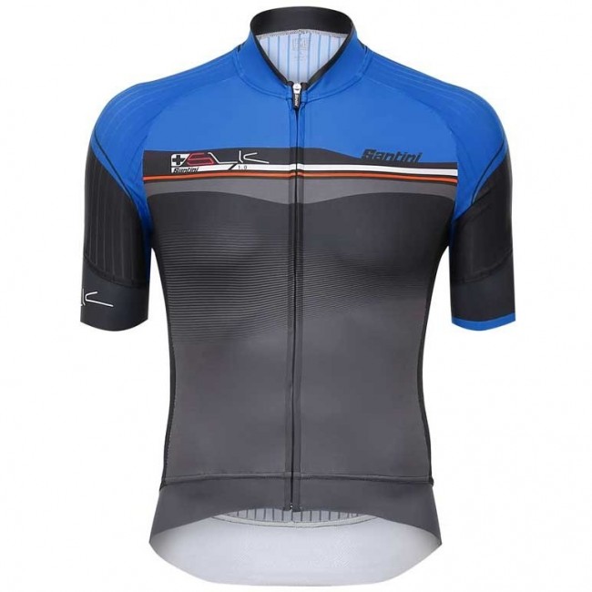 Santini Profteams 2017 Sleek Plus 10 blauw-Noir Fietsshirt Korte Mouw 928HHWKG 2017082338 Santini Profteams 2017 Sleek Plus 10 blauw-Noir Fietsshirt Korte Mouw 928HHWKG 2017082338