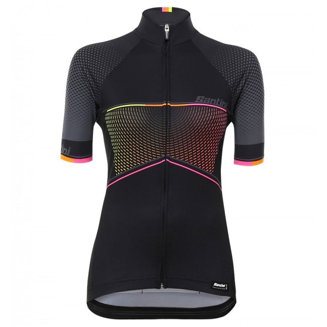 Dames Santini Stella 2017 zwart Fietsshirt Korte Mouw 986BOOMA 2017082359 Dames Santini Stella 2017 zwart Fietsshirt Korte Mouw 986BOOMA 2017082359