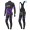 2017 Liv Race Day Dames zwart-Purple Winter Set Wielerkleding Wielershirt lange mouw+Lange fietsbroeken Bib 2496
