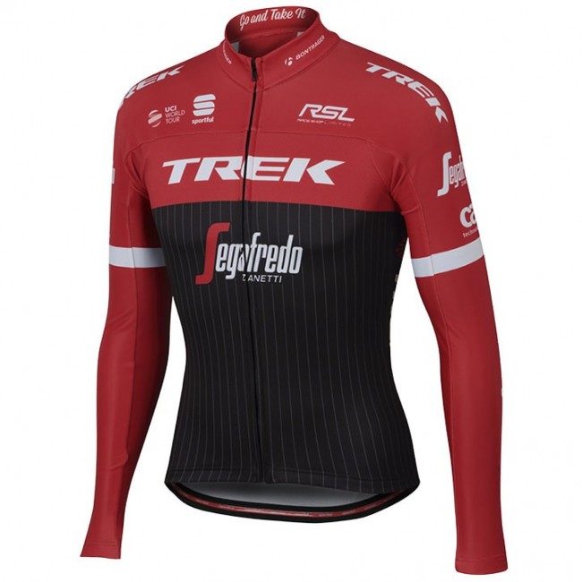 2017 Trek Pro Race rood Fietsshirt lange mouw 2590 2017 Trek Pro Race rood Fietsshirt lange mouw 2590