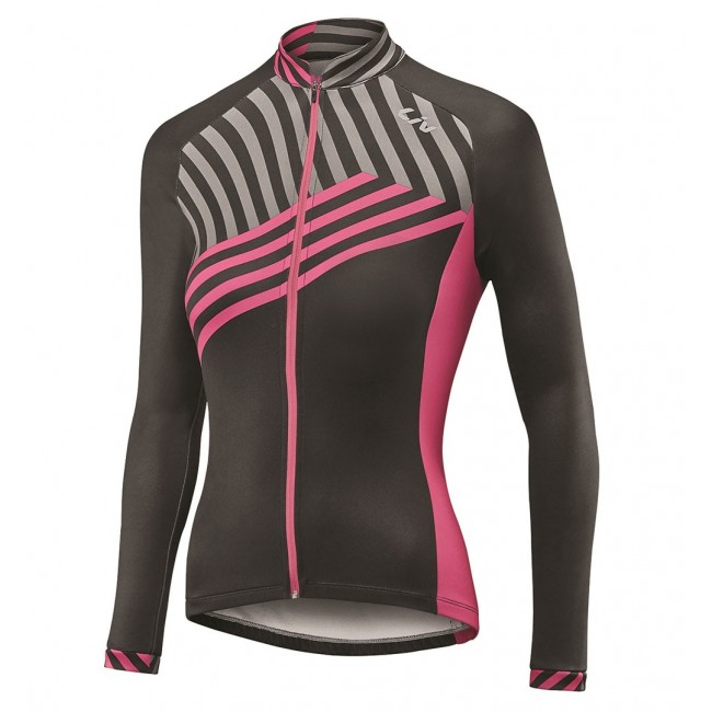 2017 Liv Accelerate Dames zwart-Rose Fietsshirt lange mouw 2486 2017 Liv Accelerate Dames zwart-Rose Fietsshirt lange mouw 2486