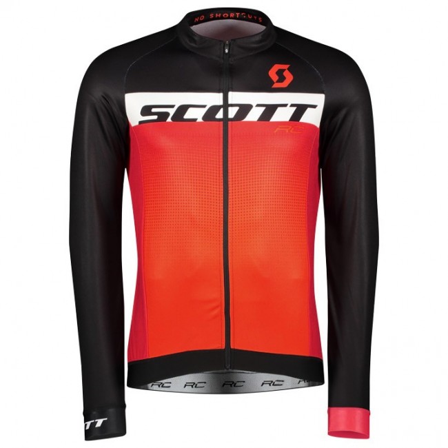 2017 Scott RC zwart-rood Fietsshirt lange mouw 2561 2017 Scott RC zwart-rood Fietsshirt lange mouw 2561
