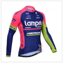 Lampre Merida 2014 Fietsshirt lange mouw 1283 Lampre Merida 2014 Fietsshirt lange mouw 1283