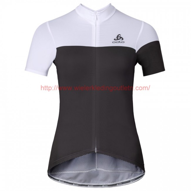 2016 Odlo Kamikaze Dames Zwart wit Fietsshirt Korte Mouw 201717145 2016 Odlo Kamikaze Dames Zwart wit Fietsshirt Korte Mouw 201717145