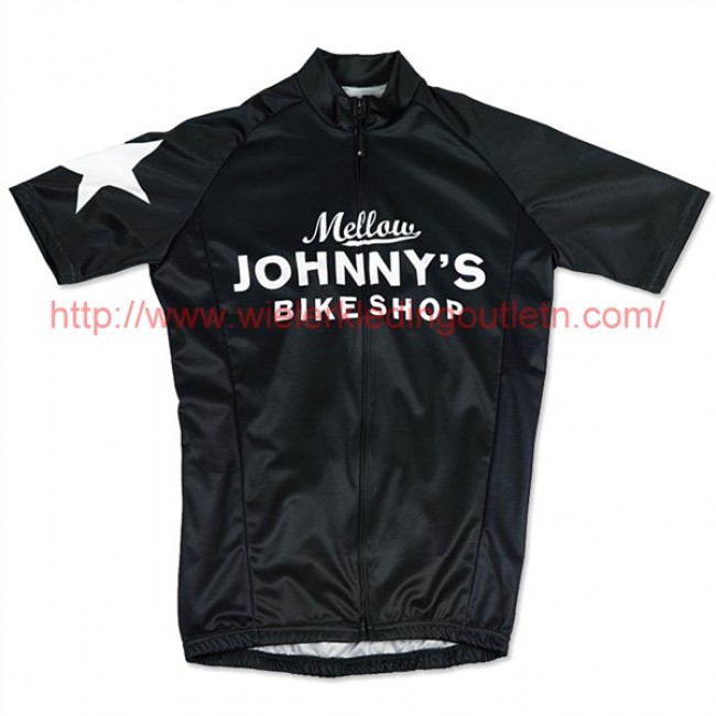 Mellow Johnny-s Zwart Fietsshirt Korte Mouw 201717139 Mellow Johnny-s Zwart Fietsshirt Korte Mouw 201717139