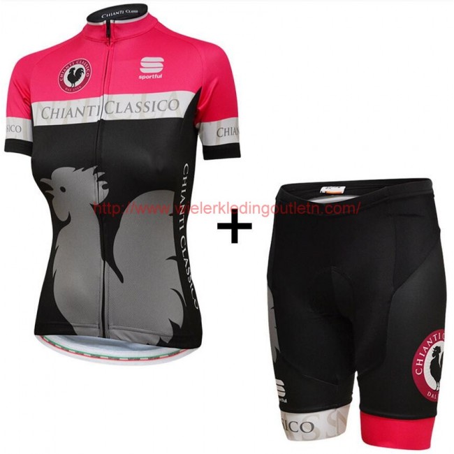 Chianti Fietskleding Fietsshirt Korte+Korte fietsbroeken Dames Zwart 201717076 Chianti Fietskleding Fietsshirt Korte+Korte fietsbroeken Dames Zwart 201717076