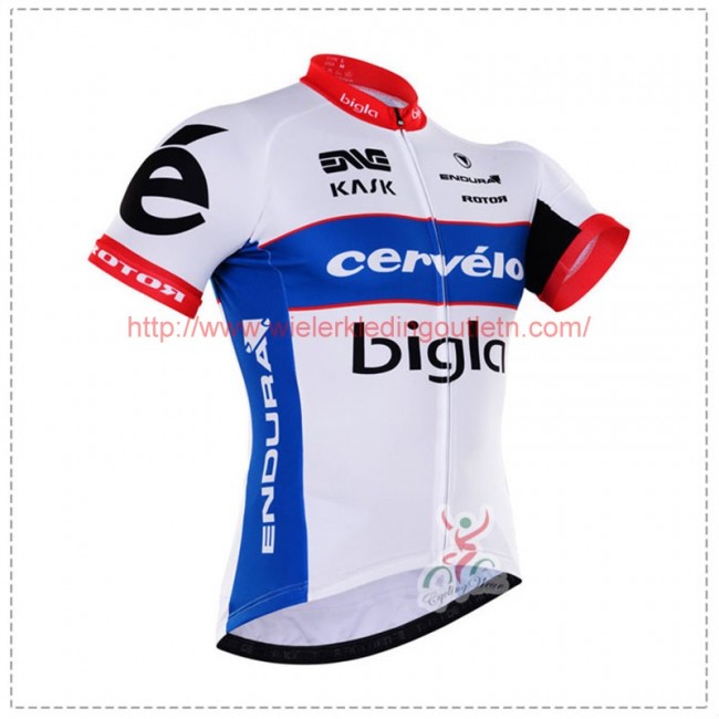 CERVELO Team 2016 wit Blauw Fietsshirt Korte Mouw 201717064 CERVELO Team 2016 wit Blauw Fietsshirt Korte Mouw 201717064