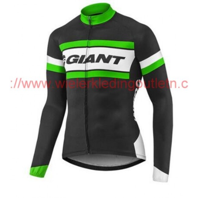2017 Giant vert en zwart Fietsshirt lange mouw 201717479 2017 Giant vert en zwart Fietsshirt lange mouw 201717479