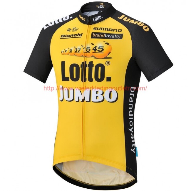 2017 LOTTO JUMBO Fietsshirt Korte Mouw 201717505 2017 LOTTO JUMBO Fietsshirt Korte Mouw 201717505
