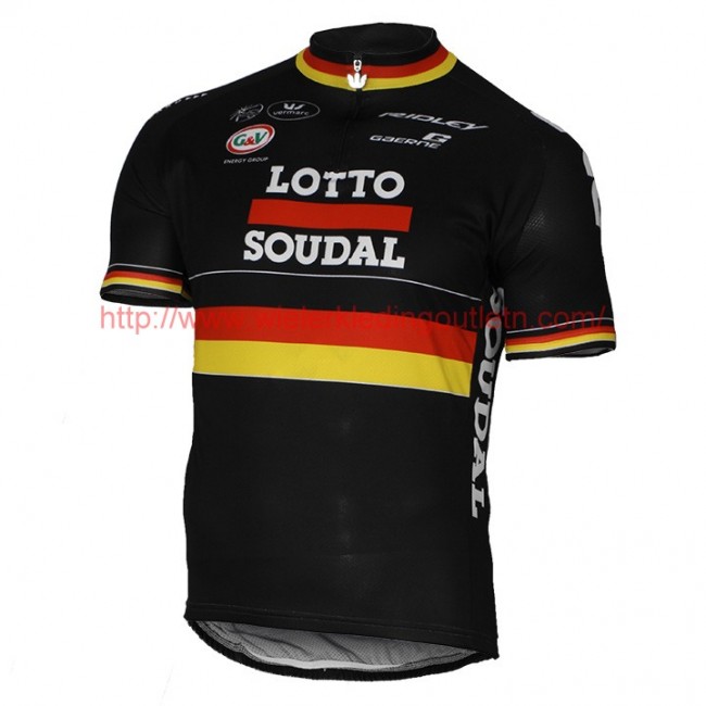 2017 LOTTO SOUDAL Germany zwart Fietsshirt Korte Mouw Goedkoop 201717515 2017 LOTTO SOUDAL Germany zwart Fietsshirt Korte Mouw Goedkoop 201717515