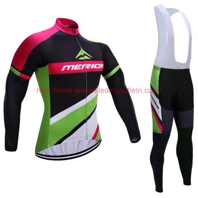 2017 Merida violet Fietskleding Fietsshirt lange mouw+Lange fietsbroeken Bib 201717538 2017 Merida violet Fietskleding Fietsshirt lange mouw+Lange fietsbroeken Bib 201717538