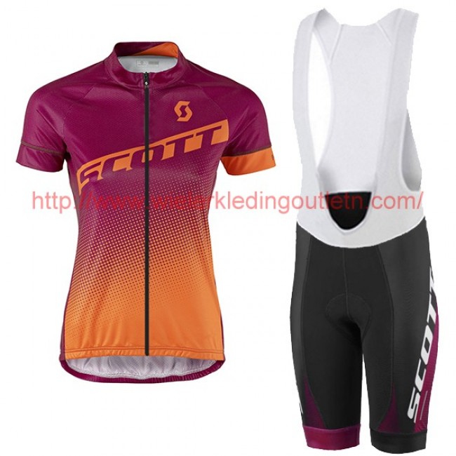 2017 Scott Femmes orange violett Fietskleding Fietsshirt Korte+Korte Fietsbroeken Bib 201717568 2017 Scott Femmes orange violett Fietskleding Fietsshirt Korte+Korte Fietsbroeken Bib 201717568