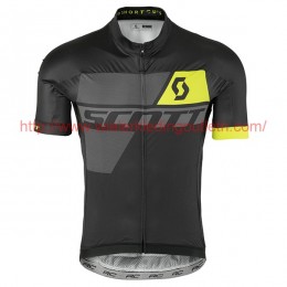 2017 Scott zwart geel Fietsshirt Korte Mouw Goedkoop 201717575 2017 Scott zwart geel Fietsshirt Korte Mouw Goedkoop 201717575