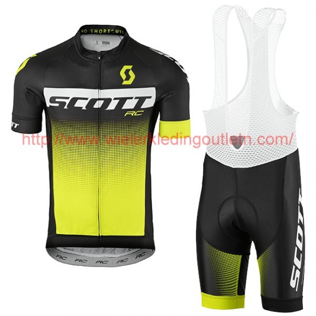 2017 Scott Rc zwart wit geel Fietskleding Fietsshirt Korte+Korte Fietsbroeken Bib 201717596 2017 Scott Rc zwart wit geel Fietskleding Fietsshirt Korte+Korte Fietsbroeken Bib 201717596