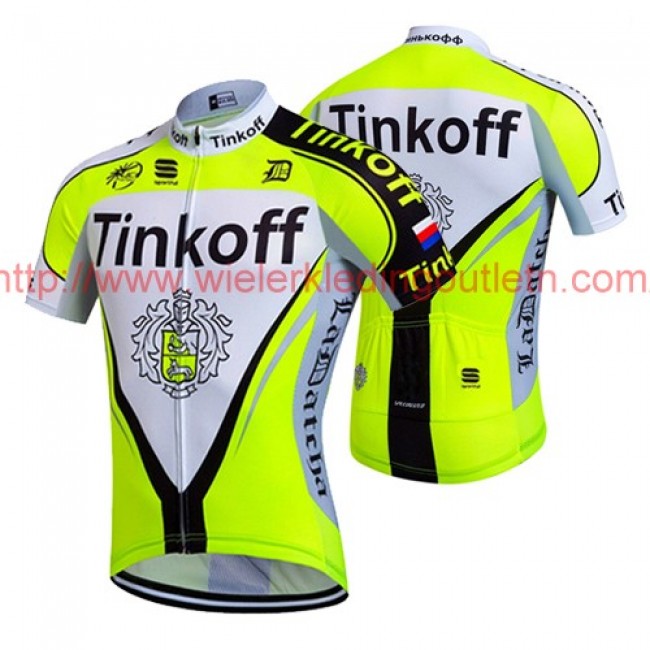 2017 Tinkoff geel Fietsshirt Korte Mouw Goedkoop 201717659 2017 Tinkoff geel Fietsshirt Korte Mouw Goedkoop 201717659