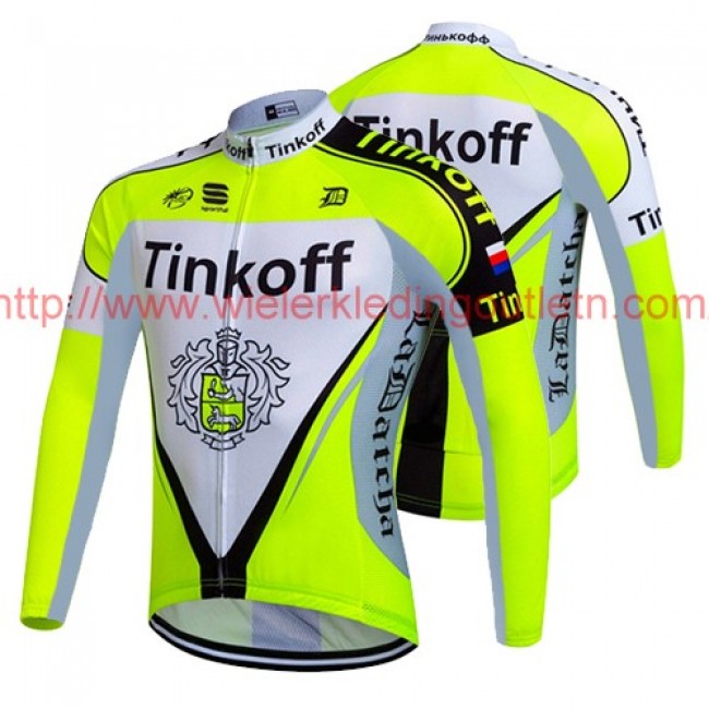 2017 Tinkoff geel Fietsshirt lange mouw 201717661 2017 Tinkoff geel Fietsshirt lange mouw 201717661