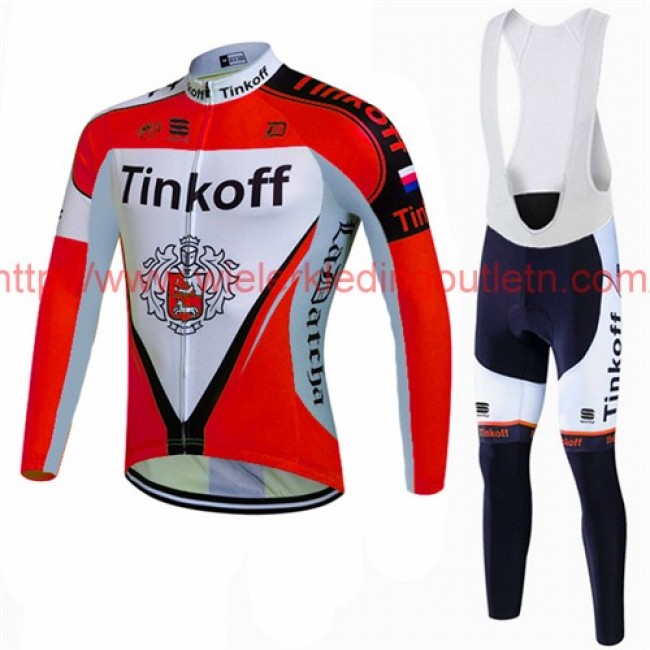 2017 Tinkoff rood Fietskleding Fietsshirt lange mouw+Lange fietsbroeken Bib 201717662 2017 Tinkoff rood Fietskleding Fietsshirt lange mouw+Lange fietsbroeken Bib 201717662