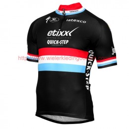 ETIXX-QUICK STEP 2017 Luxembourgian Champion zwart Fietsshirt Korte Mouw Goedkoop 201717559 ETIXX-QUICK STEP 2017 Luxembourgian Champion zwart Fietsshirt Korte Mouw Goedkoop 201717559