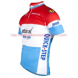 ETIXX-QUICK STEP 2017 Luxembourgian Champion rood blauw Fietsshirt Korte Mouw Goedkoop 201717562 ETIXX-QUICK STEP 2017 Luxembourgian Champion rood blauw Fietsshirt Korte Mouw Goedkoop 201717562