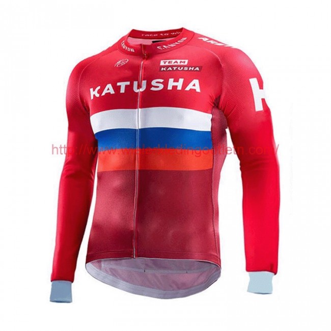 Katusha 2017 Fietsshirt lange mouw 201717504 Katusha 2017 Fietsshirt lange mouw 201717504