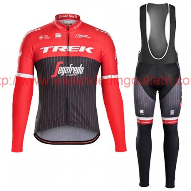 Trek Segafredo 2017 Fietskleding Fietsshirt lange mouw+Lange fietsbroeken Bib rood 201717670 Trek Segafredo 2017 Fietskleding Fietsshirt lange mouw+Lange fietsbroeken Bib rood 201717670