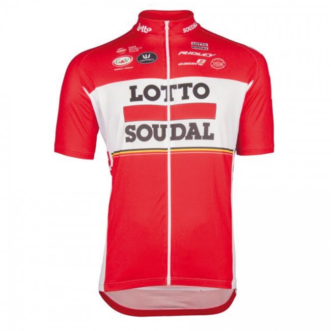 2017 Lotto Soudal Rood Wielerkleding Wielershirt Korte Mouw 170418192 2017 Lotto Soudal Rood Wielerkleding Wielershirt Korte Mouw 170418192