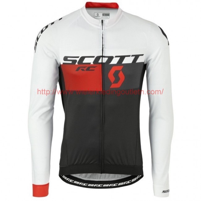 2016 Scott RC wit-zwart-rood Wielerkleding Wielershirt lange mouw 213675 2016 Scott RC wit-zwart-rood Wielerkleding Wielershirt lange mouw 213675