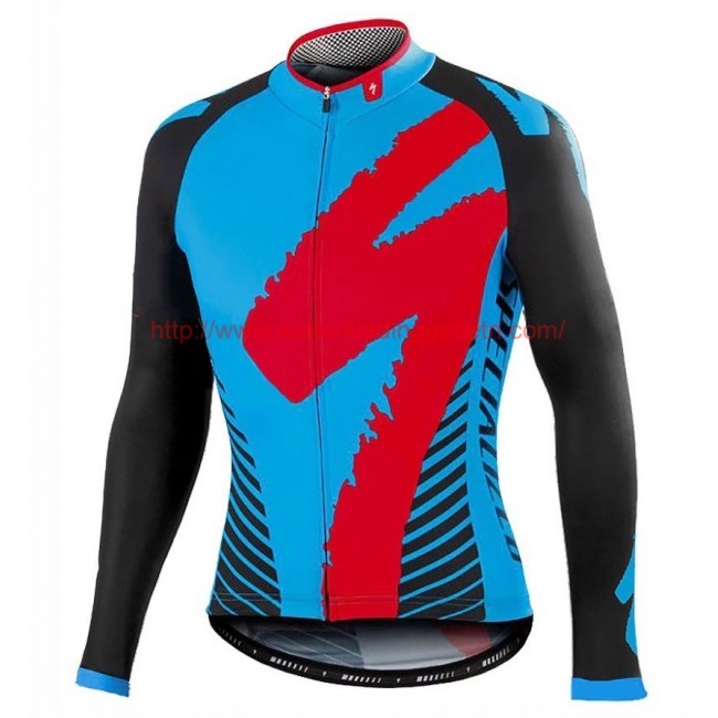 2016 Specialized Team LS zwart-Blauw Wielerkleding Wielershirt lange mouw 213711 2016 Specialized Team LS zwart-Blauw Wielerkleding Wielershirt lange mouw 213711
