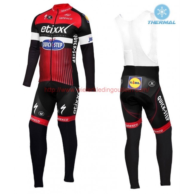 2016 Etixx-Quick Step TDF rood Winter Set Wielerkleding Wielershirt lange mouw+Lange fietsbroeken Bib 213613 2016 Etixx-Quick Step TDF rood Winter Set Wielerkleding Wielershirt lange mouw+Lange fietsbroeken Bib 213613