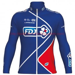 2017 FDJ Blauw Wielerkleding Wielershirt lange mouw 17041836 2017 FDJ Blauw Wielerkleding Wielershirt lange mouw 17041836
