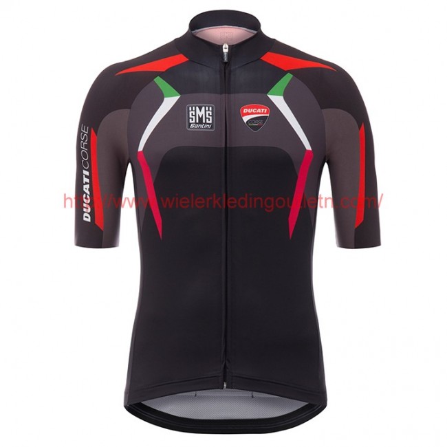 Ducat 2017 Zwart Fietskleding Wielershirt Korte Mouw 201717703 Ducat 2017 Zwart Fietskleding Wielershirt Korte Mouw 201717703