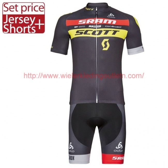 Scott Odlo 2017 Fietskleding Wielershirt Korte Mouw+Korte Fietsbroeken 201717827 Scott Odlo 2017 Fietskleding Wielershirt Korte Mouw+Korte Fietsbroeken 201717827