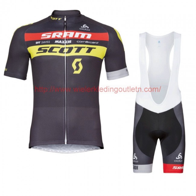 Scott Odlo 2017 Fietskleding Wielershirt Korte Mouw+Korte Fietsbroeken Bib 201717829 Scott Odlo 2017 Fietskleding Wielershirt Korte Mouw+Korte Fietsbroeken Bib 201717829