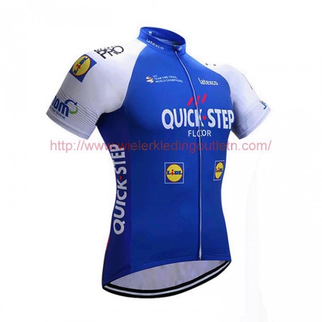 2017 QUICK-STEP FLOORS blauw Fietskleding Wielershirt Korte Mouw 201717832 2017 QUICK-STEP FLOORS blauw Fietskleding Wielershirt Korte Mouw 201717832