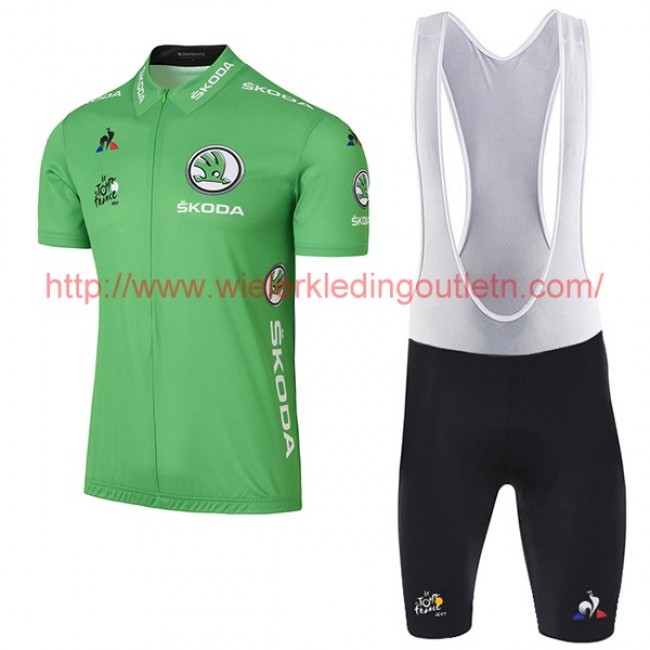 2017 Tour De France groen Fietskleding Fietsshirt Korte+Korte Fietsbroeken Bib 20176955 2017 Tour De France groen Fietskleding Fietsshirt Korte+Korte Fietsbroeken Bib 20176955