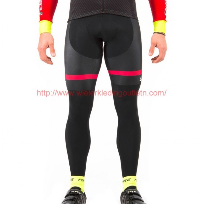 2017 Wilier Pro Team rood-zwart Lange fietsbroeken Bib 213760 2017 Wilier Pro Team rood-zwart Lange fietsbroeken Bib 213760