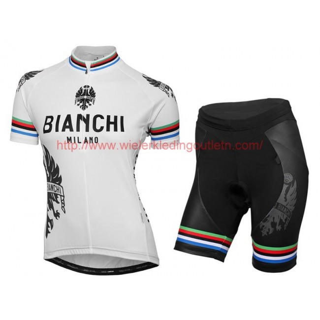 2016 Bianchi Milano Sorisol Champion du monde Dames Fietskleding Set Fietsshirt Korte Mouwen+Fietsbroek Korte 213525 2016 Bianchi Milano Sorisol Champion du monde Dames Fietskleding Set Fietsshirt Korte Mouwen+Fietsbroek Korte 213525
