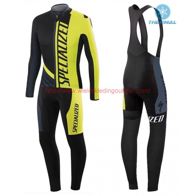 2016 Specialized Pro Team SZK zwart-groen Fluo Winter Set Wielerkleding Wielershirt lange mouw+Lange fietsbroeken Bib 213729 2016 Specialized Pro Team SZK zwart-groen Fluo Winter Set Wielerkleding Wielershirt lange mouw+Lange fietsbroeken Bib 213729