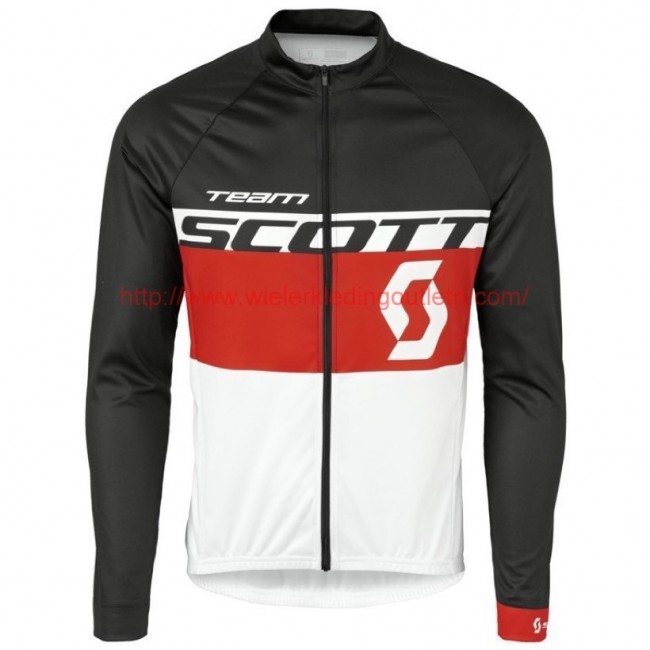 2016 Scott Team zwart-rood-wit Wielerkleding Wielershirt lange mouw 213660 2016 Scott Team zwart-rood-wit Wielerkleding Wielershirt lange mouw 213660