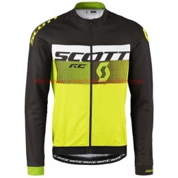 2016 Scott RC zwart-wit-groen Fluo Wielerkleding Wielershirt lange mouw 213679 2016 Scott RC zwart-wit-groen Fluo Wielerkleding Wielershirt lange mouw 213679