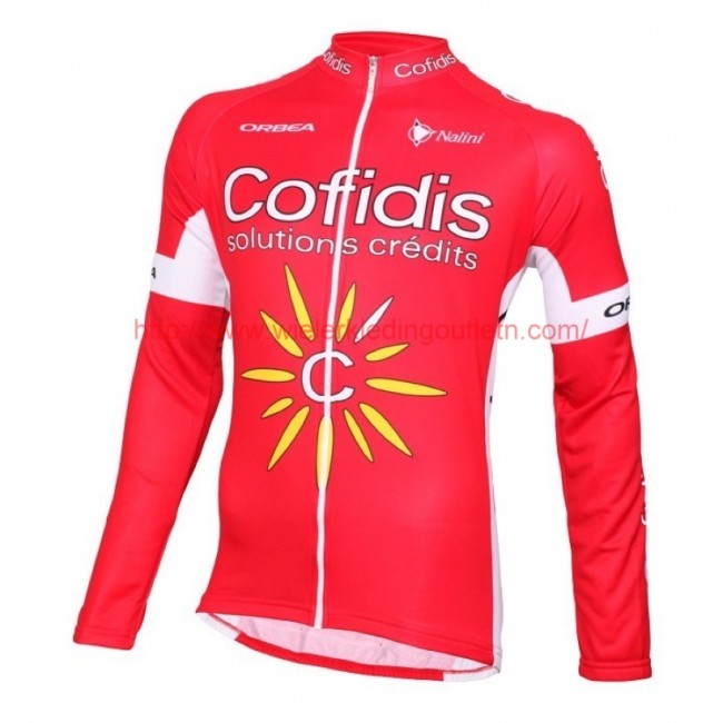 2016 Cofidis Team Wielerkleding Wielershirt lange mouw 213565 2016 Cofidis Team Wielerkleding Wielershirt lange mouw 213565