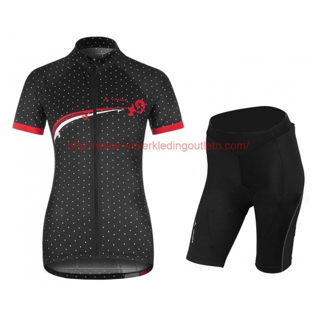 2017 Vaude Flower Dot Zwart-Wit Wielerkleding Wielershirt Korte Mouw+Korte Fietsbroeken 20176969 2017 Vaude Flower Dot Zwart-Wit Wielerkleding Wielershirt Korte Mouw+Korte Fietsbroeken 20176969
