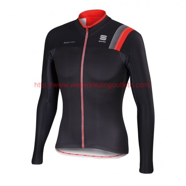 2016 Sportful JSW zwart Wielerkleding Wielershirt lange mouw 213735 2016 Sportful JSW zwart Wielerkleding Wielershirt lange mouw 213735